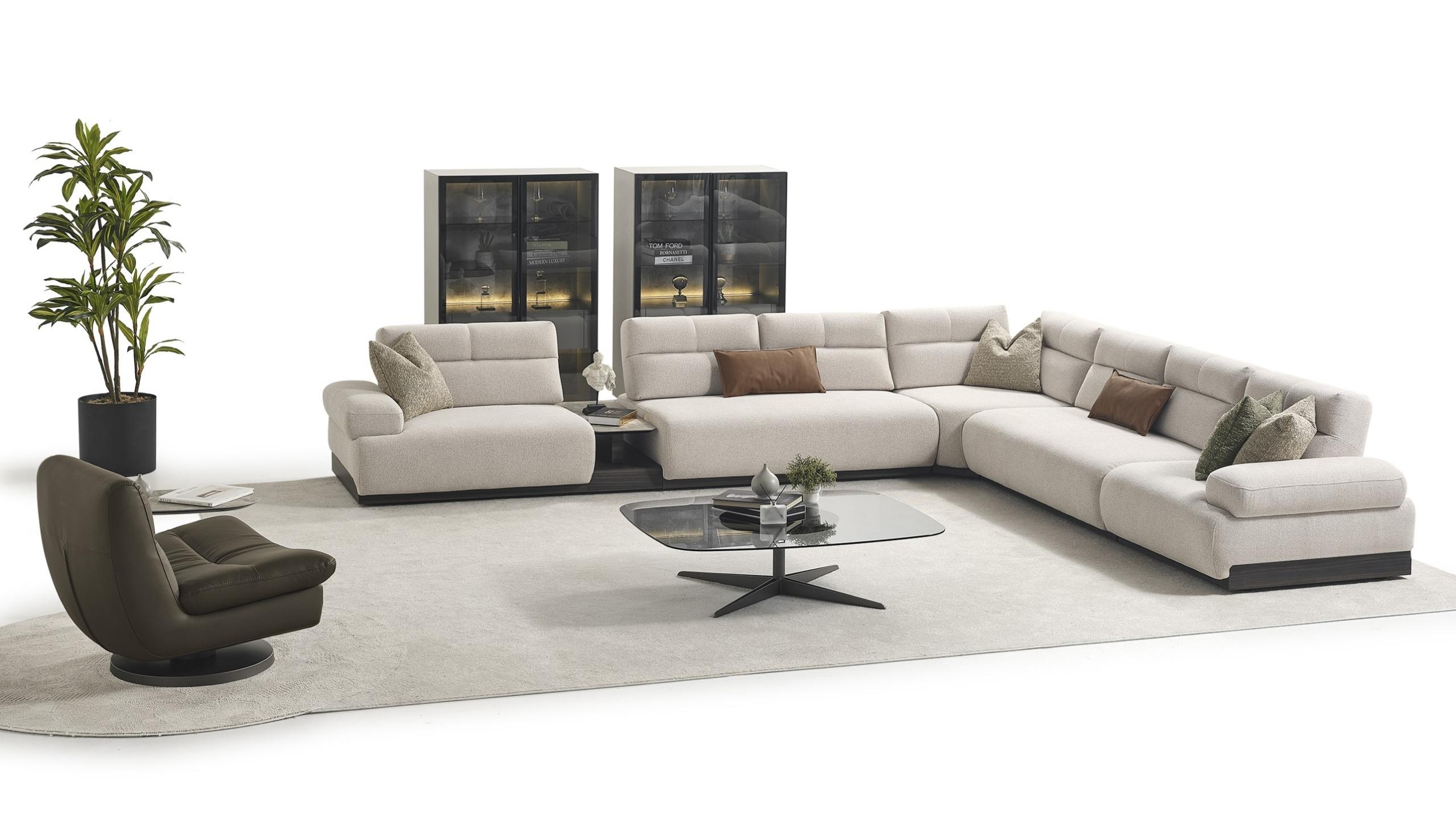 puffy allium köşe takımı