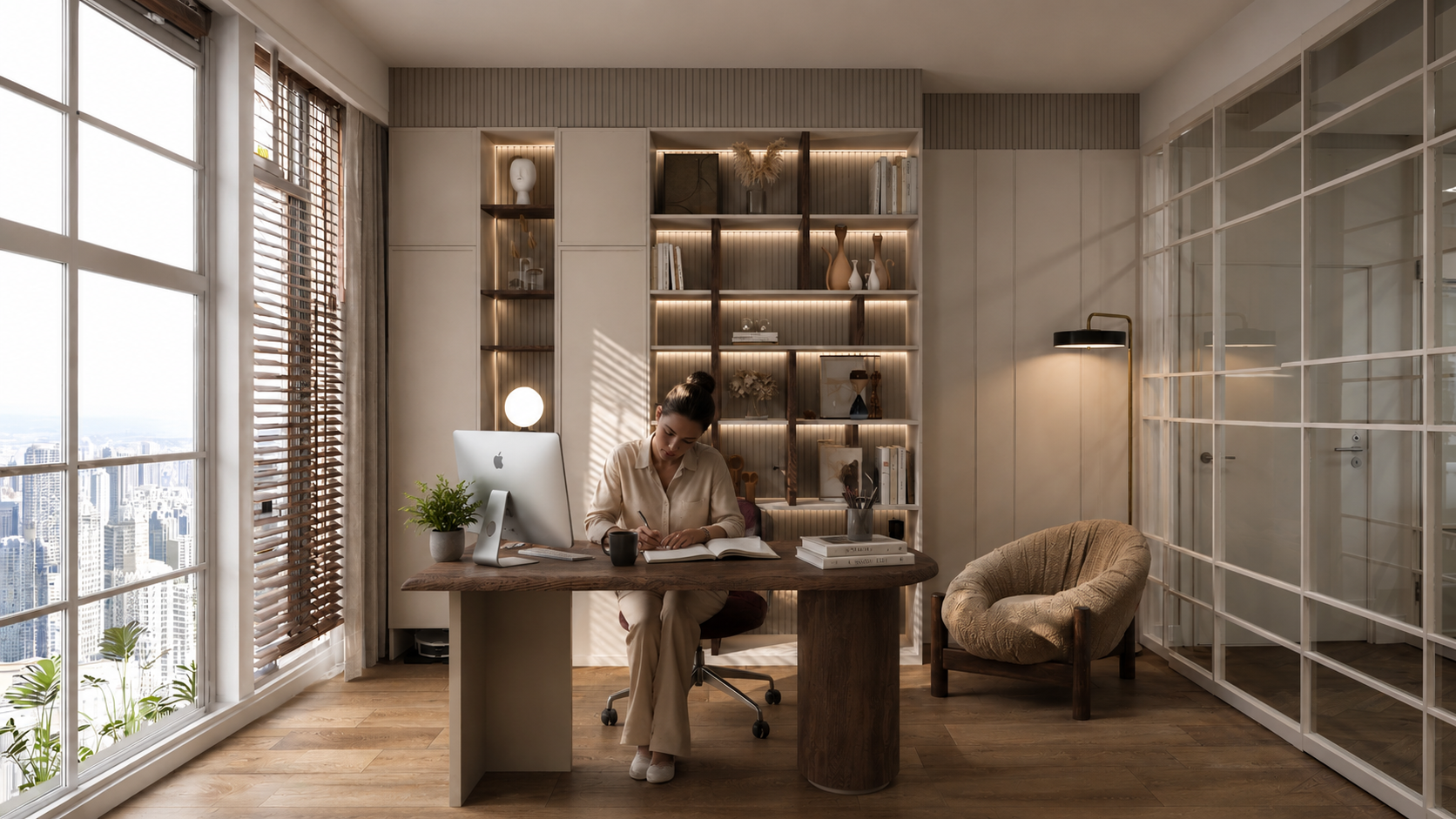 Verimli bir home office çalışma alanı