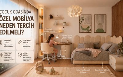 Çocuk Odasında Özel Tasarım Mobilya